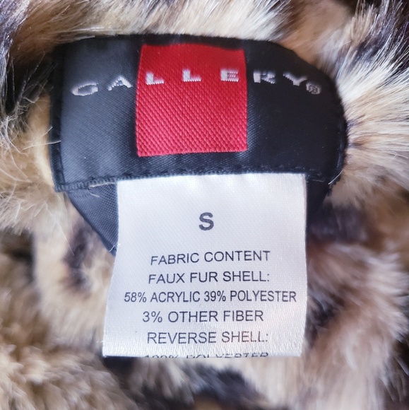 Reversible Leopard and Black Vest Jacket - Picture 4 of 8